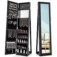 Algopix Similar Product 5 - CHARMAID Standing Jewelry Armoire with