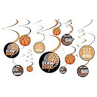 Algopix Similar Product 17 - Amscan Basketball Swirl Party