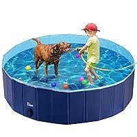 Algopix Similar Product 10 - Fuloon PVC Pet Swimming Pool Portable