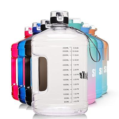 1000 ML Aesthetic Water Bottle With Time Marker Leak Proof