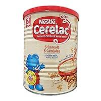 Algopix Similar Product 6 - Nestle Cerelac 5 Cereals With Milk 400g