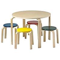 Algopix Similar Product 19 - ECR4Kids Bentwood Round Table and Stool