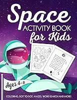 Algopix Similar Product 1 - Space Activity Book for Kids Ages 48