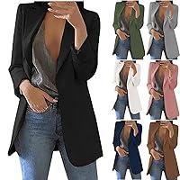 Algopix Similar Product 8 - Womens Lapel Casual Blazer Jacket Plus