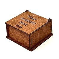 Algopix Similar Product 3 - Personalized Wooden Gift Box  Mini Box