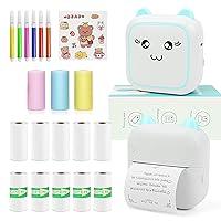 Algopix Similar Product 10 - FAWAIKTU Mini Portable Printer Cute