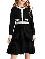 Algopix Similar Product 18 - GRACE KARIN Girls Sweater Fall Dress