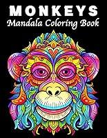 Algopix Similar Product 11 - Monkey Coloring Book 30 Unique Monkeys
