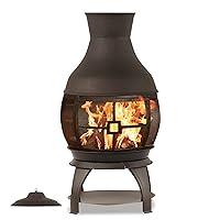 Algopix Similar Product 1 - BALI OUTDOORS Wood Burning Chimenea