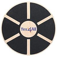 Algopix Similar Product 16 - Yes4All Versatile Wooden Wobble Balance
