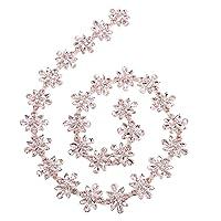 Algopix Similar Product 16 - Rhinestones Chain 1 Yard 35cm Wide