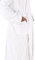 NY Threads Luxurious Mens Shawl Collar Fleece Bath Robe Spa Robe