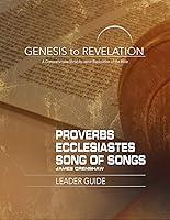 Algopix Similar Product 19 - Genesis to Revelation Proverbs