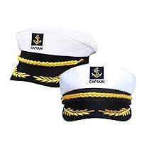 Algopix Similar Product 9 - CYYKFWHDP Captain Hat Sailor Skipper