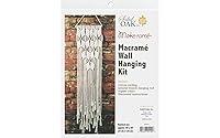 Algopix Similar Product 18 - Solid Oak Kit Macrame Wall Hanger