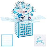 Algopix Similar Product 2 - Gswmon 3D Christmas Snowflake Greeting