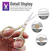  Beaditive High Precision Detail Scissors Set (2-Pc) Sharp,  Fine Tips, Paper Cutting, Scrapbooking, Sewing, Crafting, Stainless Steel