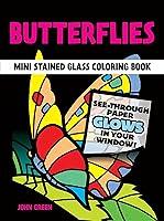 Algopix Similar Product 2 - Butterflies Mini Stained Glass Coloring