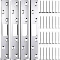 Algopix Similar Product 1 - 4 Pcs 6 Inch Door Strike Plate Security