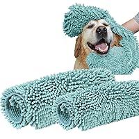 Algopix Similar Product 10 - Turquoize 2 Pack Microfiber Pet Bath