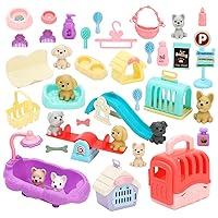 Algopix Similar Product 13 - ONEST 41 Pieces Mini Dog Figurines