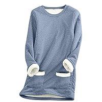 Algopix Similar Product 1 - Women Winter Shirt Warm Fleece Lined