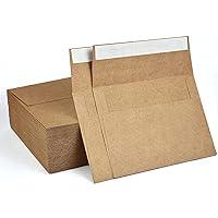 Algopix Similar Product 2 - AZAZA 100 Pack A7 Brown Kraft Paper