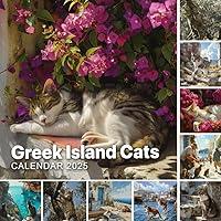 Algopix Similar Product 20 - Greek Island Cats Calendar 2025 365