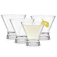 Algopix Similar Product 10 - JoyJolt Afina Stemless Martini Glasses