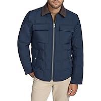 Algopix Similar Product 5 - ANDREW MARC Men's Quilted Jacket, Ink