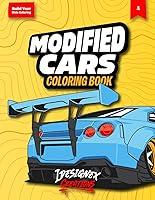 Algopix Similar Product 6 - Modified Cars Coloring Book Fun