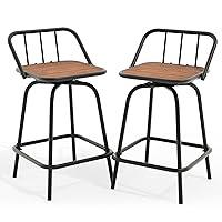 Algopix Similar Product 13 - YITAHOME Bar Stools Set of 2 Swivel