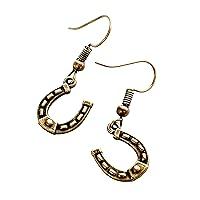 Algopix Similar Product 15 - Horseshoe earrings western jewelry for