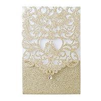 Algopix Similar Product 7 - Laser Cut Wedding Invitations with