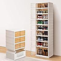 Algopix Similar Product 8 - SIMPLGIRL Shoe Box Foldable Shoe Rack