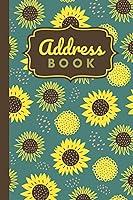 Algopix Similar Product 5 - Address Book Yellow Sunflower Floral