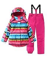 Algopix Similar Product 7 - M2C Girls Thicken Warm Hooded Striped