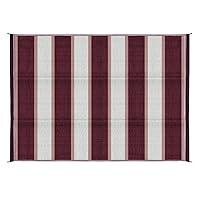 Algopix Similar Product 1 - Camco 42872 Awning Leisure MatBurgundy