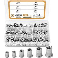 Algopix Similar Product 2 - VIGRUE 205PCS 304 Stainless Steel Rivet