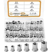 Algopix Similar Product 17 - VIGRUE 205PCS 304 Stainless Steel Rivet