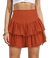 Algopix Similar Product 11 - Vigorics High Waisted Skirt Brown Skirt