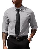 Algopix Similar Product 8 - COOFANDY Mens Dress Shirts Long Sleeve