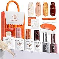 Algopix Similar Product 18 - modelones Gel Nail Polish Kit with U V