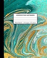 Algopix Similar Product 20 - Composition Notebook Pretty Gold