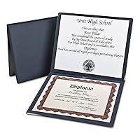 Algopix Similar Product 4 - Oxford Diploma Cover, 12.5 x 10.5, Navy