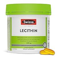 Algopix Similar Product 15 - Swisse Soy Lecithin 1200mg Softgels