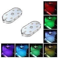 Algopix Similar Product 8 - 4 Pcs Car Interior Wireless Led Lights