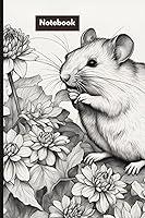 Algopix Similar Product 13 - Elegant Dormouse 6 x 9 Notebook with