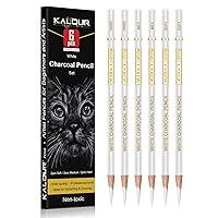 Algopix Similar Product 4 - KALOUR White Charcoal Pencils Drawing