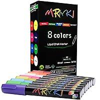 Algopix Similar Product 12 - MRNKI Liquid Chalk Markers 8 Color